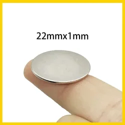 Versatile Small Circular Magnets - 22x1mm (10PCS)