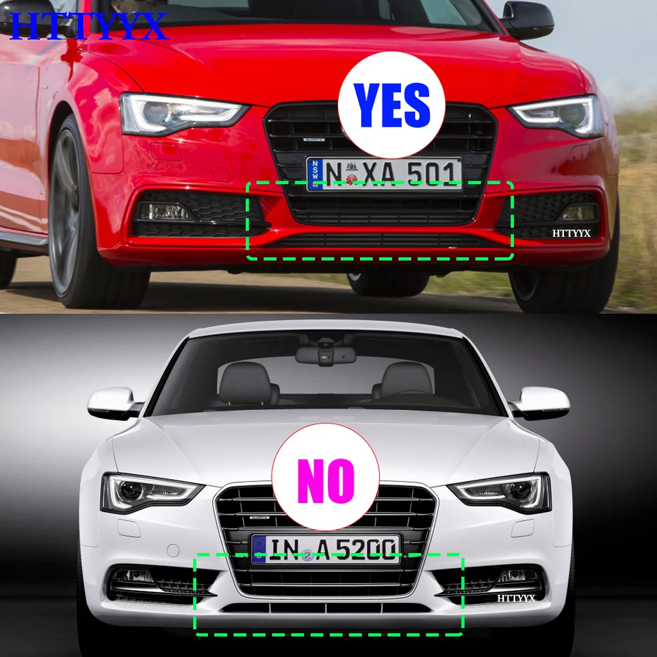 Spoiler Avant Pour Audi A5 8T Sportback 2007–2016 - Becquet Pare-chocs En ABS - Protection Et Look Sportif