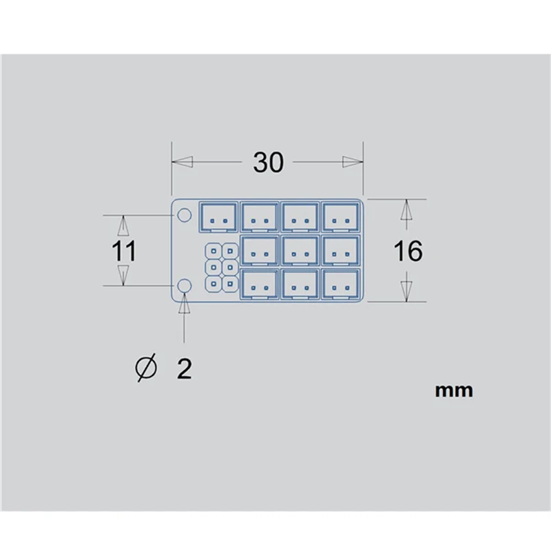 Light System Expansion Module Light System Expansion Board PH2.0 Expansion Module for Tamiya MFC-03 1/14 RC Truck Scania Actros 1/10 RC Crawler(A)