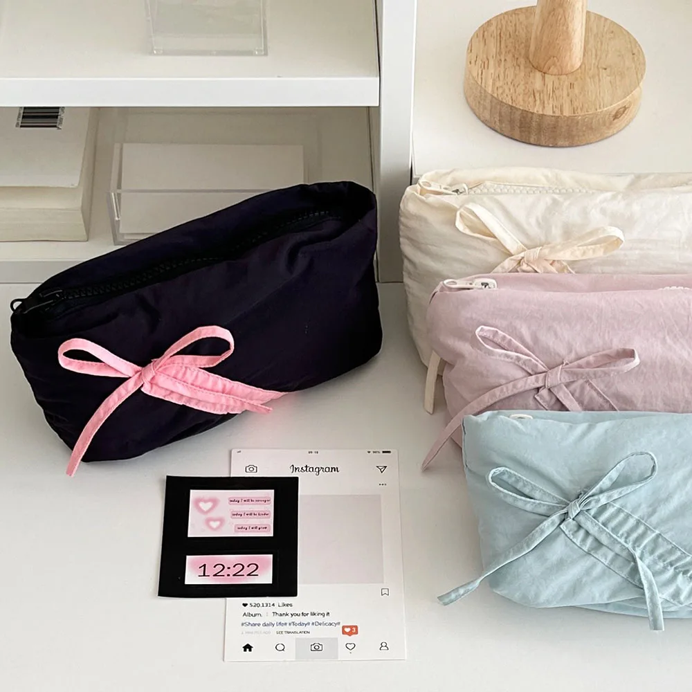 학생용 달콤한 패션 연필 케이스, 귀여운 한국 활 연필 파우치, 대용량 문구 보관 가방, 학용품, 1 개