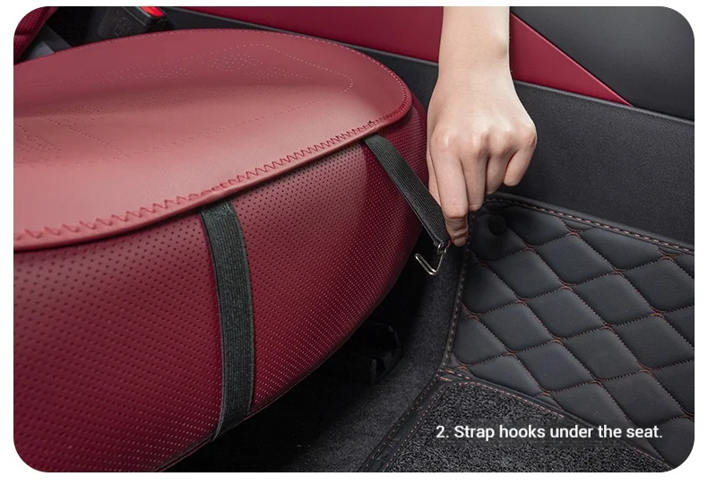 Auto Nappaleder belüftet Sitzkissen Autositzbezug für BYD Atto3 EV F3 F0 E6 L3 Dmi Yuan Han Tang Song Max Qin G3 Dolphin – Detail 14