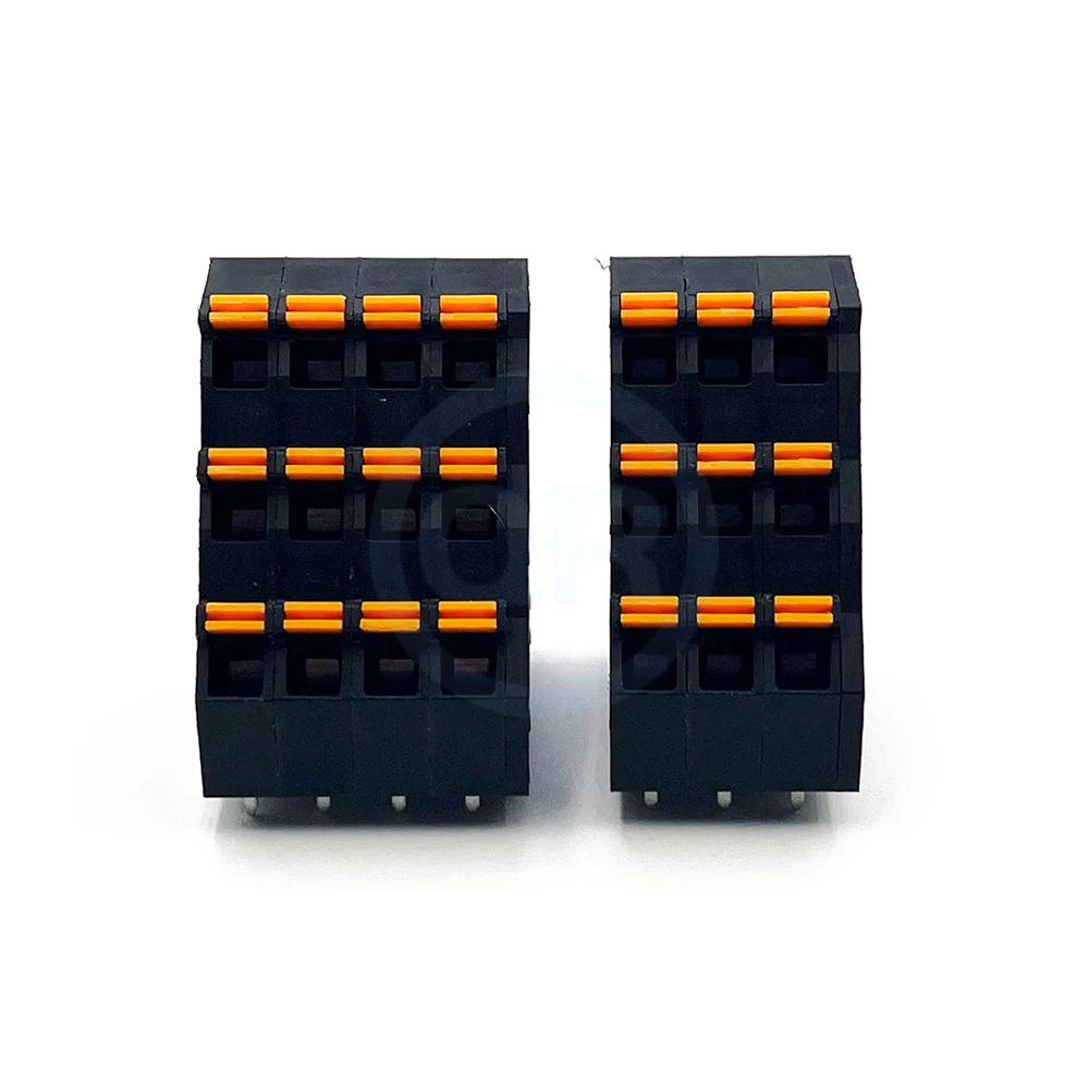 (5 Stück) KFM736HH 5,0 mm dreifach schraubenloser Klemmenblock, federbelasteter High/Low-Klemmenblock M736HH 300 V KFM736HH-5,0 2–24 Pin – Detail 5