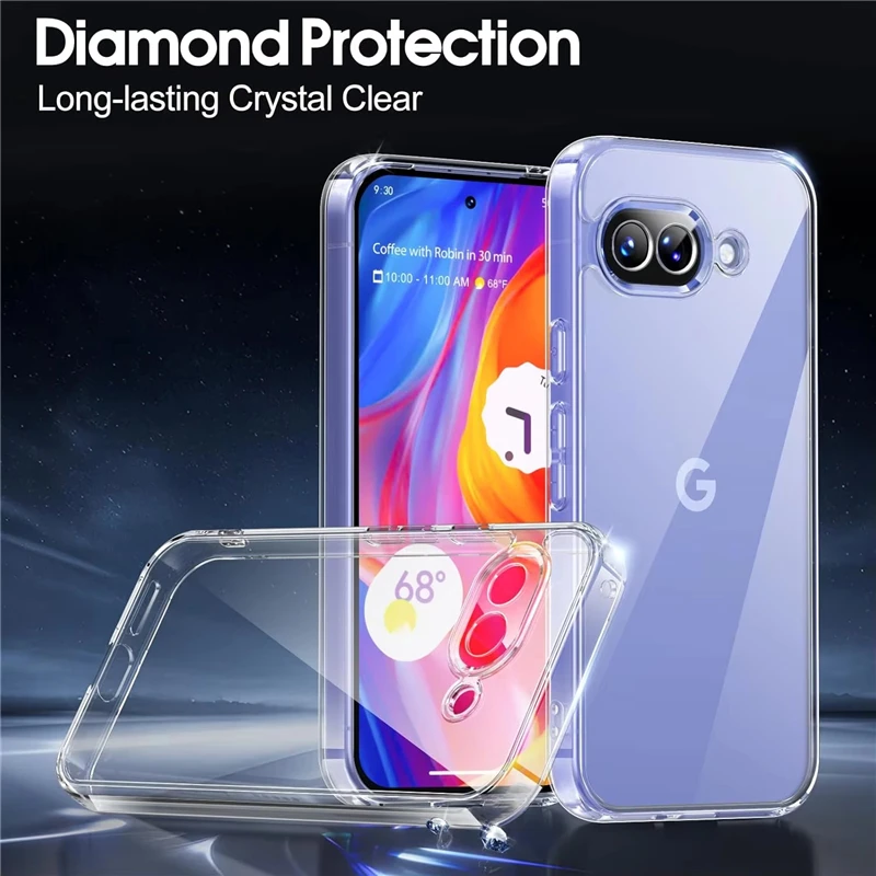 Durable Shockproof TPU Silicone Transparent Phone Case