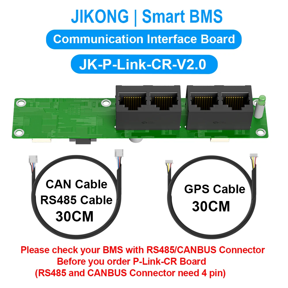 JKBMS Communication Interface Board JK-P-Link-CR-V2.0 for Smart BMS Expansion interface Parallel Use of Battery Protection Board