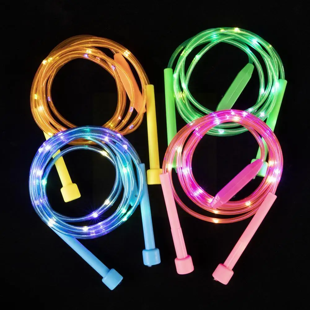 Jump rope Luminous Jump Rope LED Glowing Jump Rope for Children Light Up Jumping for Physical Exercise Q1M7