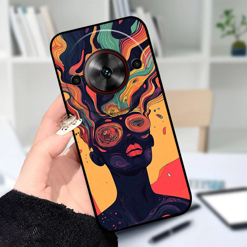 Stylish Shockproof Soft Silicone TPU Phone Case with Unique Design