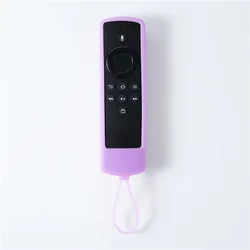 Glow - in - the - Dark Silicone Remote Protective Cover - Anti - Drop, Dustproof Case (PURPLE)