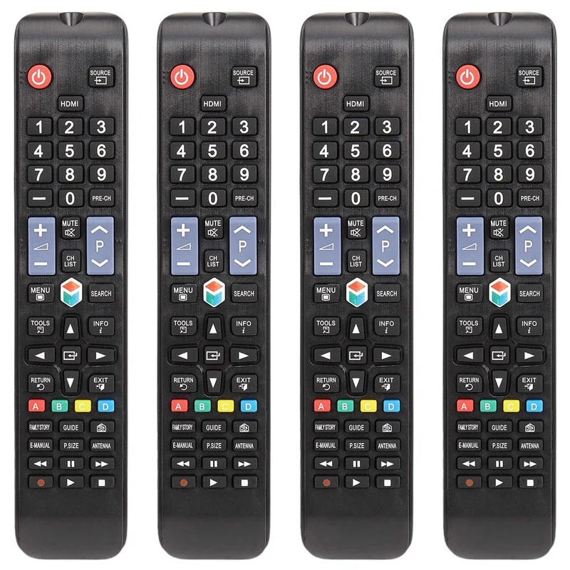 4X New Guality Per Samsung Aa59-00594A Smart Tv Telecomando 3D Aa59-00581A Aa59-00582A Aa59-00638A