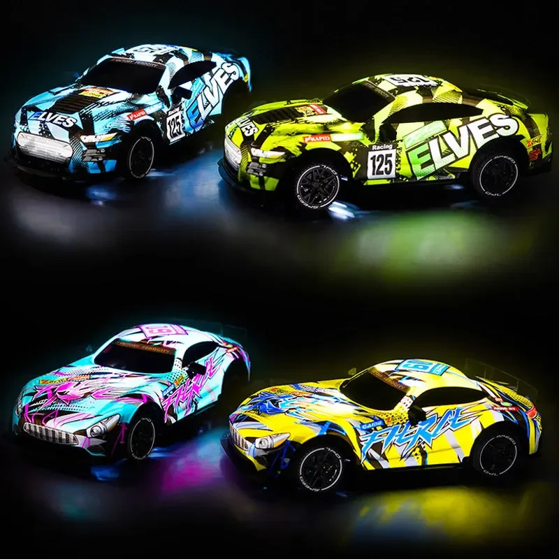 Rc Car 1/18 4Ch High-Speed Remote Control Drift Racing Car Electric Sportscar Toy Vehicle Model Toys for Boys Kids Birthday Gift