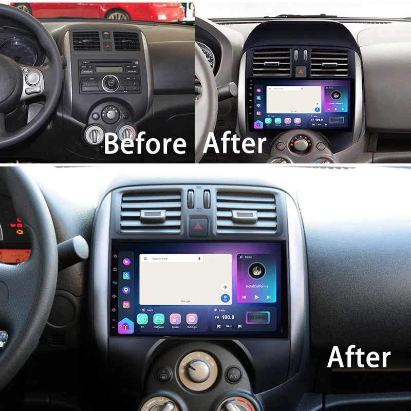 JUSTNAVI Android Car Radio GPS Navigation 2din Autoradio Multimedia Player For Nissan Sunny Versa 2012 2013 2014 RDS DSP QLED BT