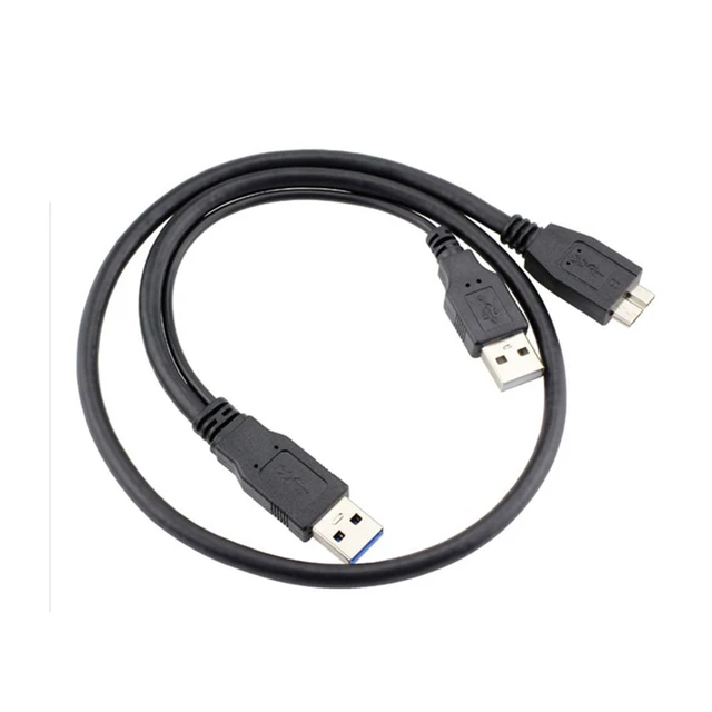 0.5m White Micro USB Cable - A to Micro B