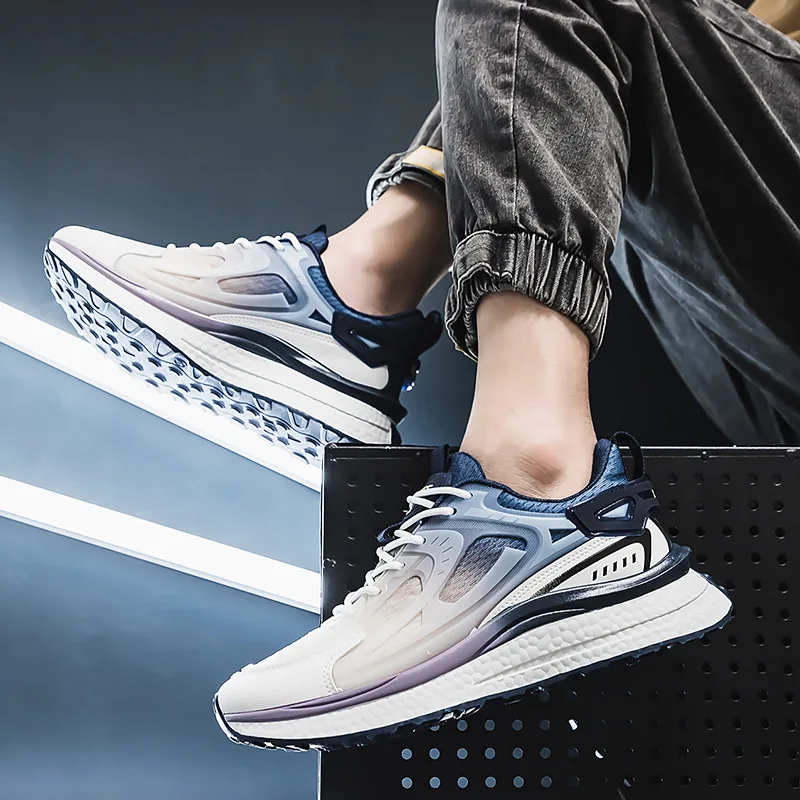 

Новинка 2023, повседневная обувь, модная мужская обувь, дышащая универсальная обувь, спортивная обувь, мужская обувь на мягкой подошве, беговые кроссовки