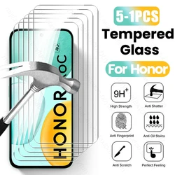 Premium 9H Clear Tempered Glass Screen Protector - 1 to 5 Pieces for Honor X6b 4G (2Pieces)