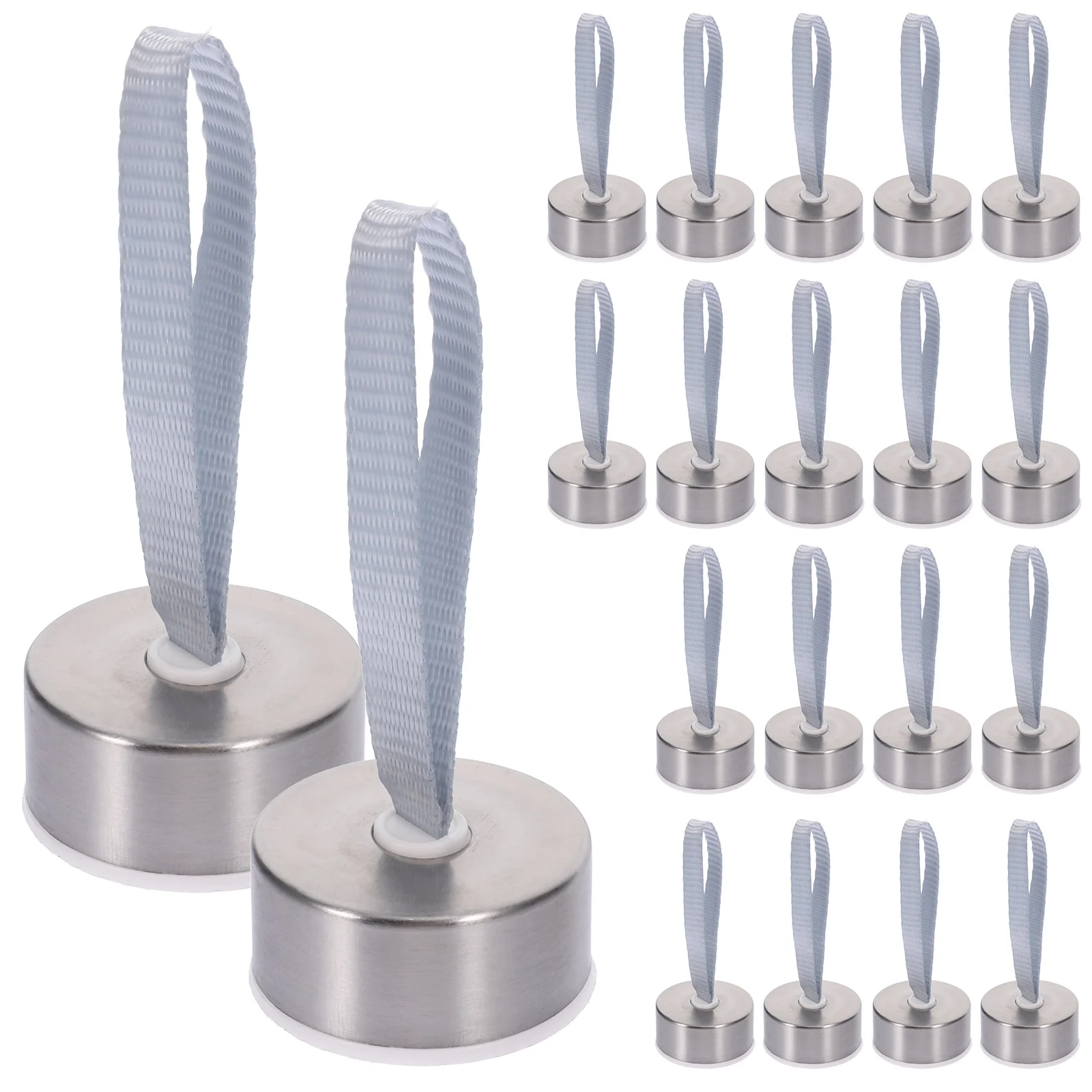 

20 Pcs Water Bottle Replacement Caps Sports Convenient Covers Metal Sealing Spouts Stainless Steel Wear-resistant Lids for