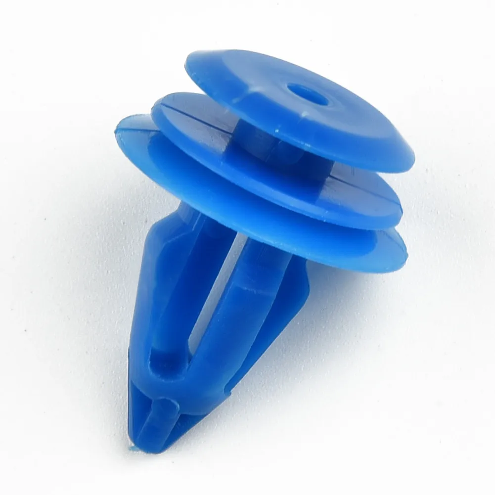 

Durable High Quality Practical Clips Retainer Outer 20x Curved Nylon Trim Wheel 10mm Arch Mounting Blue Exterior