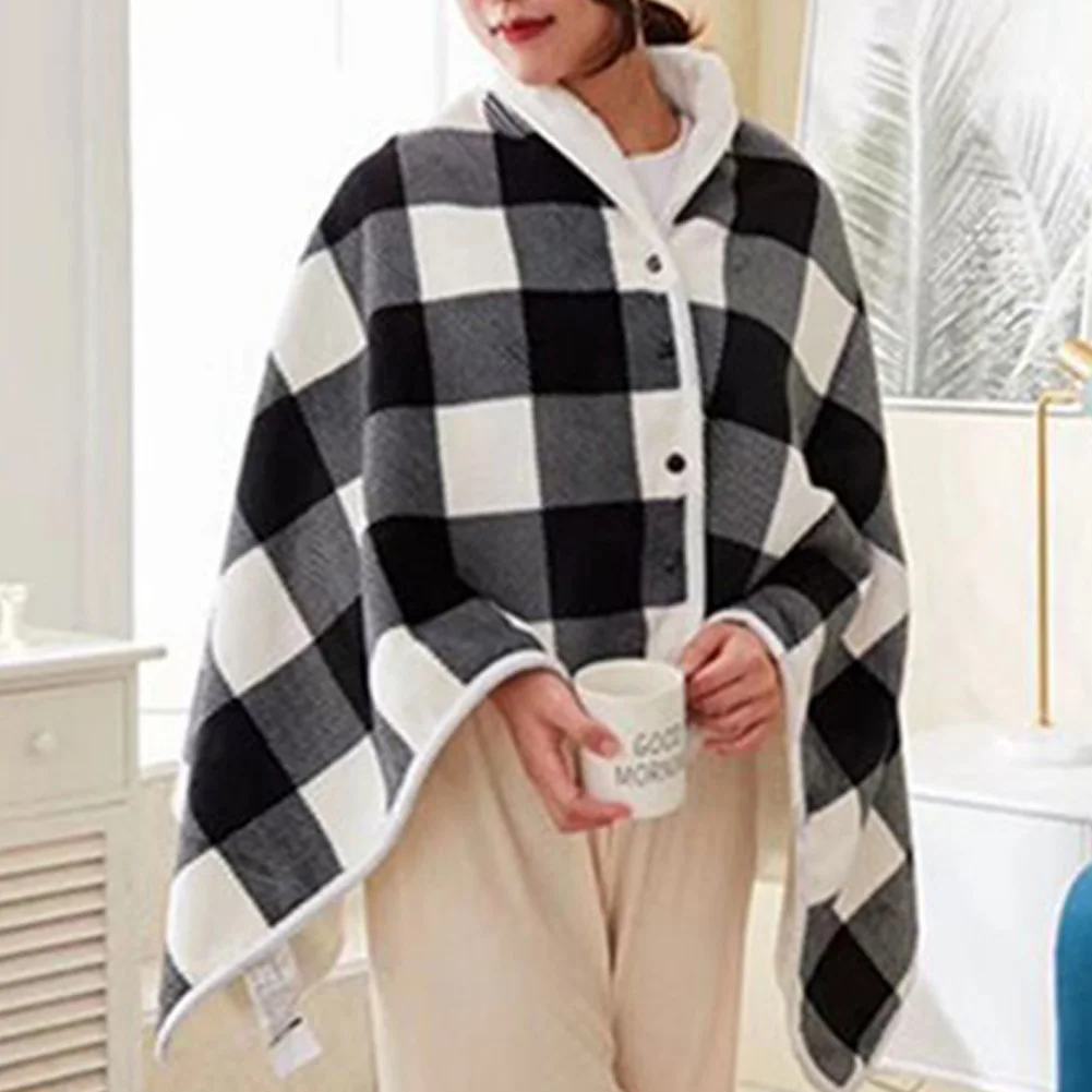 Winter Electric Blanket Mink Velvet USB Electric Heating Shawl Multifunctional Timer Function Home Office Back Knee Warmer