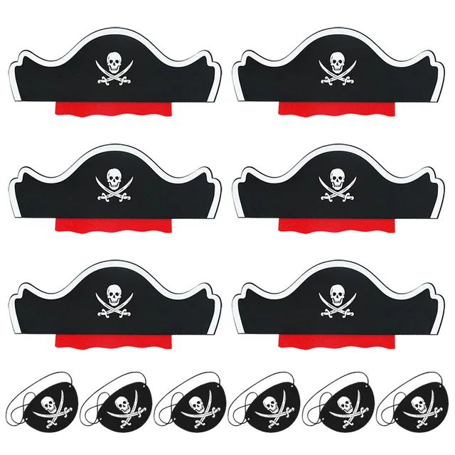 Set Pirata Per Bambini - Cappello, Benda Occhio E Telescopio, Per Giochi Di Ruolo - Foto 4