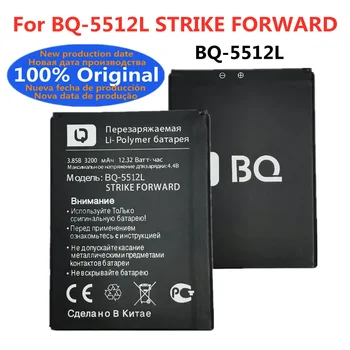 New 3200mAh BQ5512L Original Battery For BQ-5512L Strike Forward Phone Battery Bateria BQ 5512L