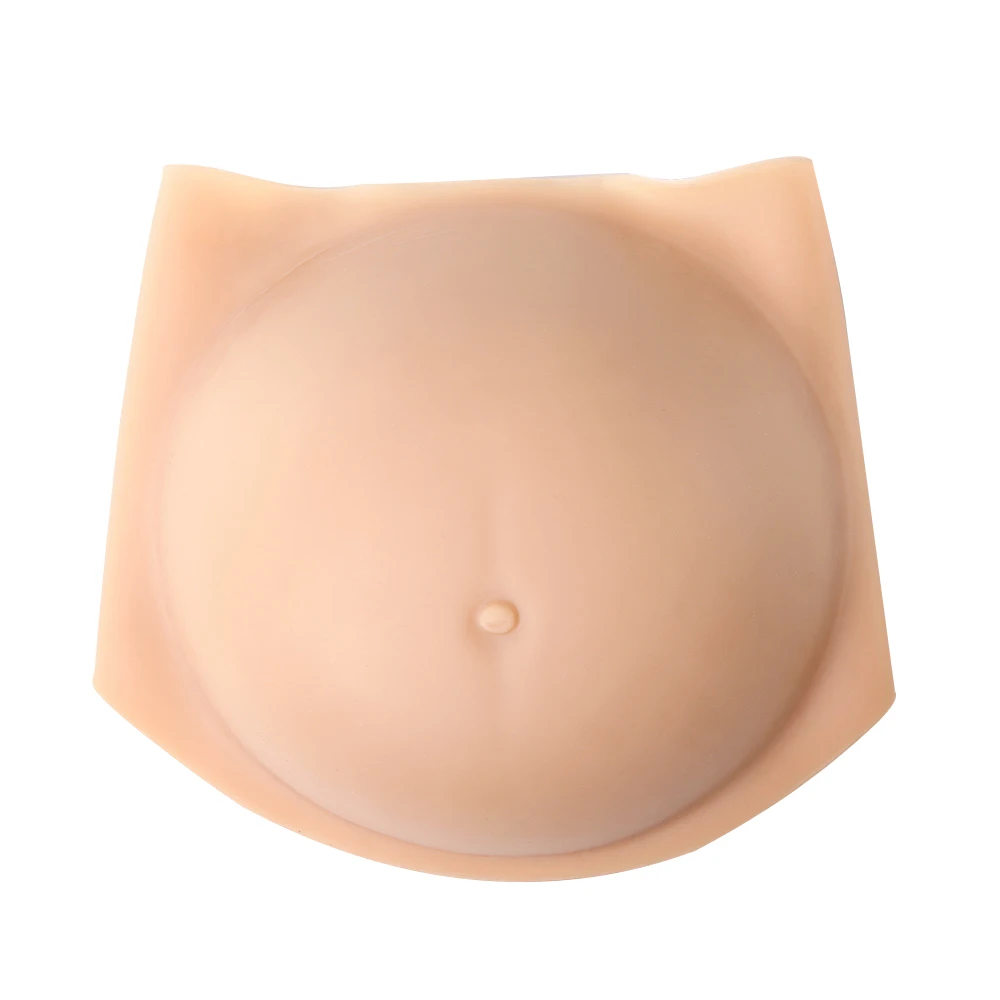 IVITA 3 Sizes New Design Silicone Pregnant Belly False Pregnant Tummy 
