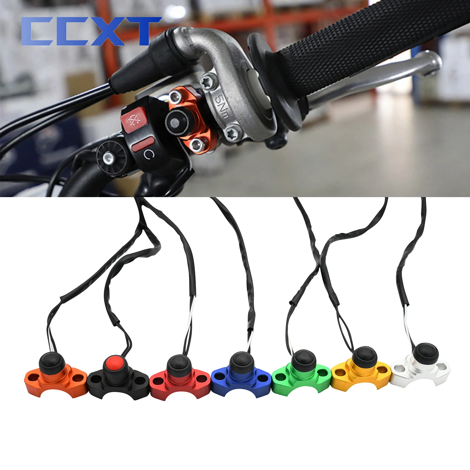Motorcycle Cnc Universal Start Kill Switch Engine On Off Button For ...