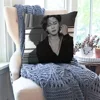 1pc Korean Celebrity Park JiMin Pillow Case Square Pillow Bedroom Sofa Leisure ComfortCushionCarLivingRoom Home Decoration 40X40 4