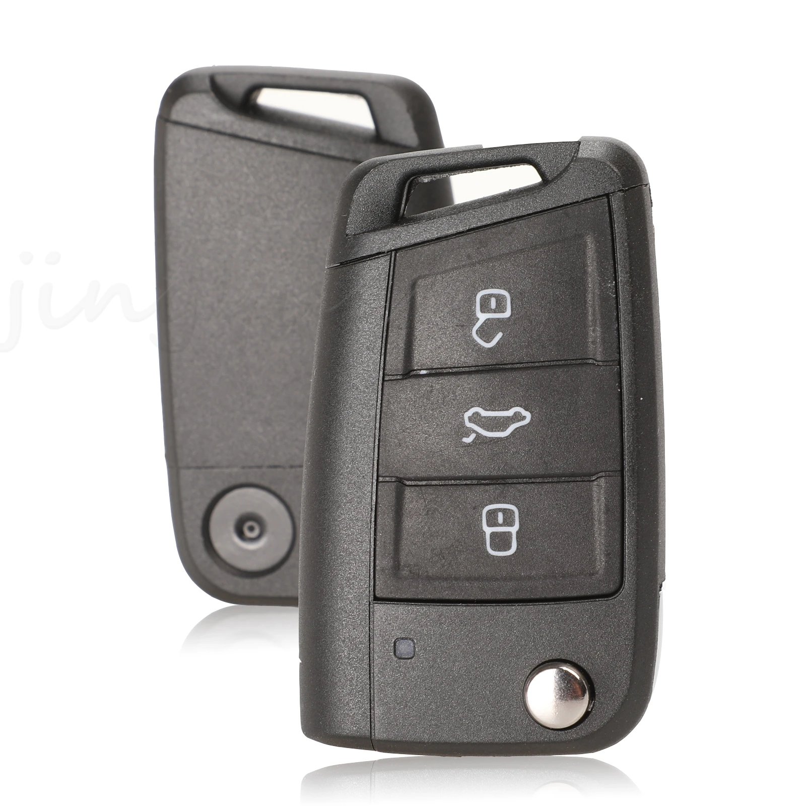 

Сменный пульт дистанционного управления Jingyuqin с 3 кнопками, чехол для ключа VW Passat Golf 7 MK7 Skoda Seat Leon для Skoda Octavia