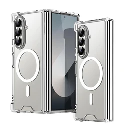 Luxury Airbag Shockproof Transparent Case for Galaxy Z Fold4 (Clear)