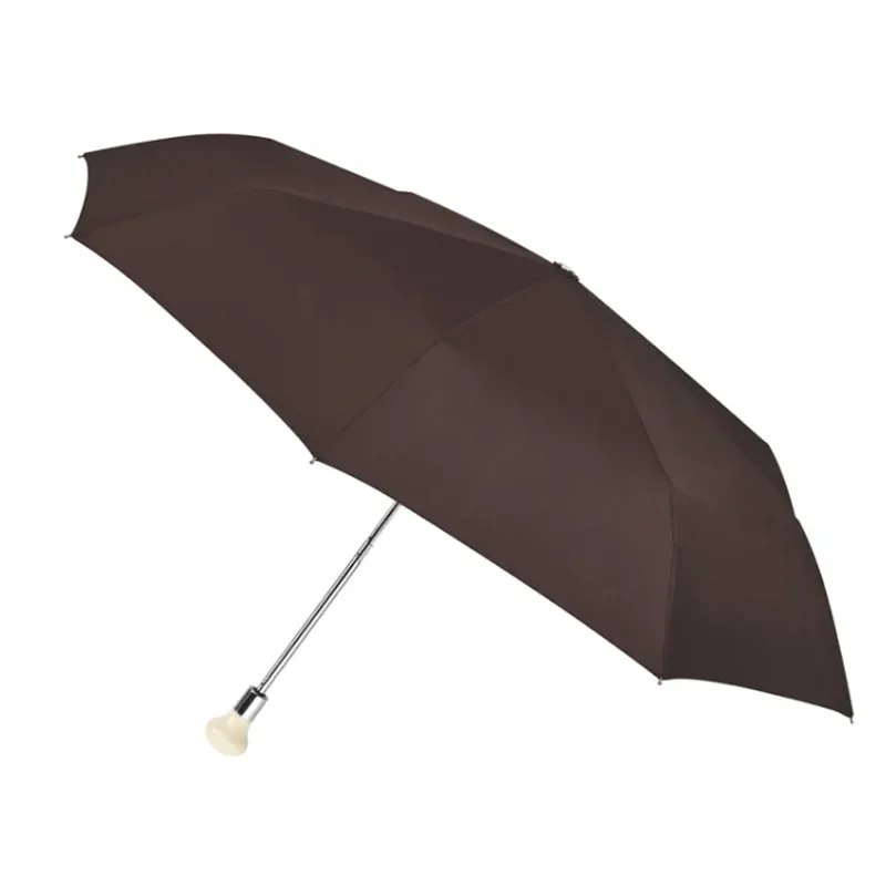 For Mercedes-Benz Retro Shift Handle Design Folding Sun Protection Rain Dual Purpose Short Handle Umbrella