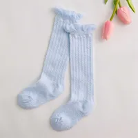 Baby Socks Girls Socks Knee High Mesh Breathable Tube Lovely Princess Baby Solid Color Leg Warmer New Born Socks 6