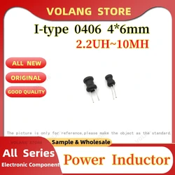 10Pcs 4*6mm DIP I-type Power Inductor 2.2UH 3.3UH 4.7UH 10UH 15UH 22UH 33 47UH 68UH 100UH 150 220UH 330 470UH 1MH 2.2MH 3.3MH10M