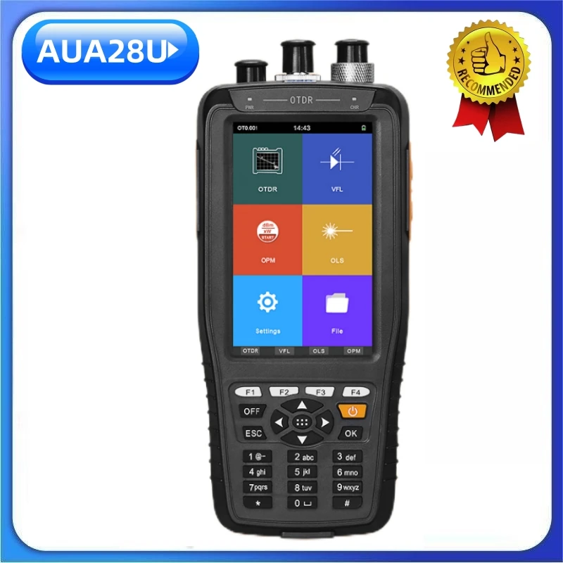 

Smart OTDR with Touch Screen, Optical Time, OTDR, 1550nm, VFL, OPM, OLS, AUA28A/UPC