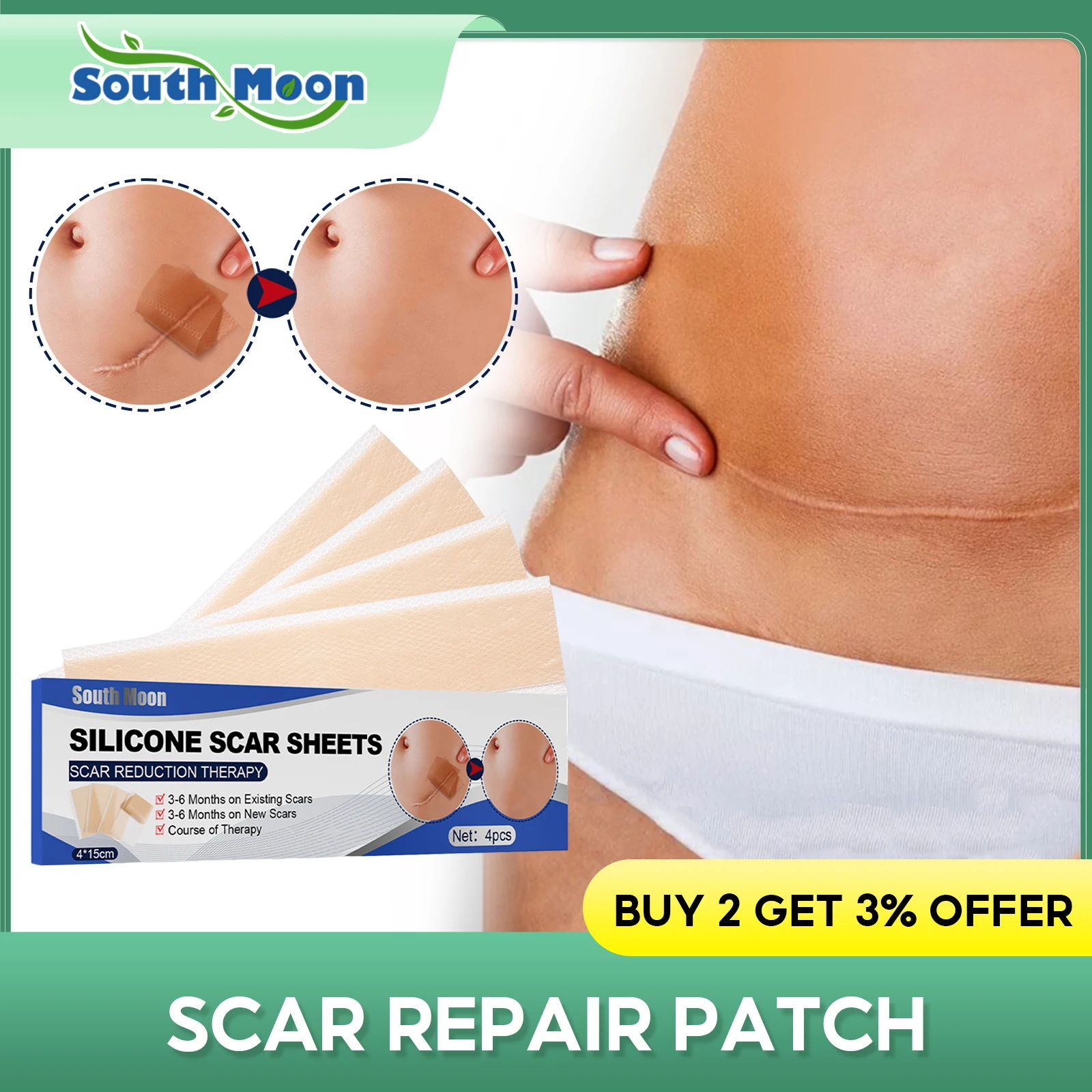 

Силиконовые наклейки для удаления шрамов, Удаления растяжек, акне, удаления ожогов, травм, поврежденной кожи, водонепроницаемые наклейки дл...