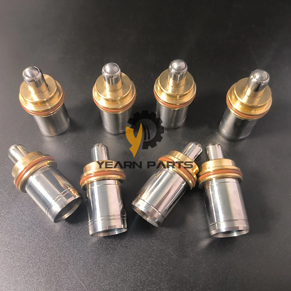 

YearnParts ® 8pcs Pilot Valve Pushers 9754825 9754826 9759157 9759158 for Hitachi Excavator EX1200-5 IZX200 ZX110 ZX120 ZX125US