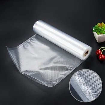 Sacs sous vide ménagers pour scelleuse sous vide alimentaire frais longue conservation 12 + 15 + 20 + 25 + 30 cm * 500 cm rouleaux/Lot sacs pour emballeur sous vide 1
