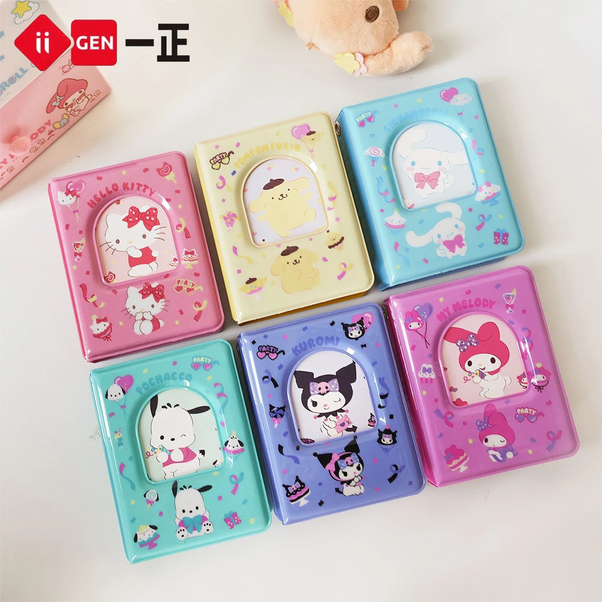 1Pcs Sanrio series card binder portable card holder book for girls birthday supplies card holder