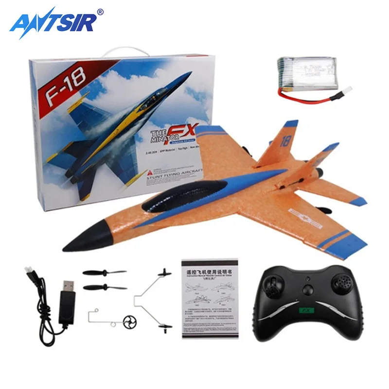 FX828 F18 RC Airplane 2.4G 2CH Radio Remote Control Plane EPP Foam RC