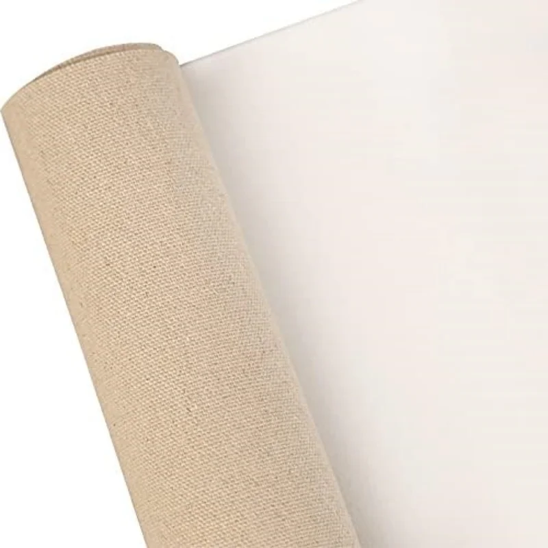 Canvas Roll 5M Linen Blended for Oil Painting Acrylic Pigments And Art Artistic Creation