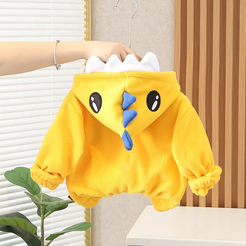 

Boys Autumn and Winter Jacket New Polar Fleece Children's Fleece Jacket Cartoon Boy Zipper Jacket Boys Clothes