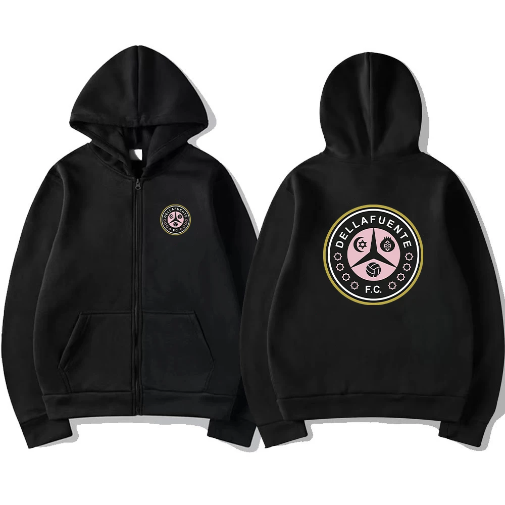 

Dellafuente Print Zip Hoodie Men's And Women's Printed Sweatshirt Grunge Ulzzang Hoodie Fashion Y2k AutumnWinter Unisex 2024