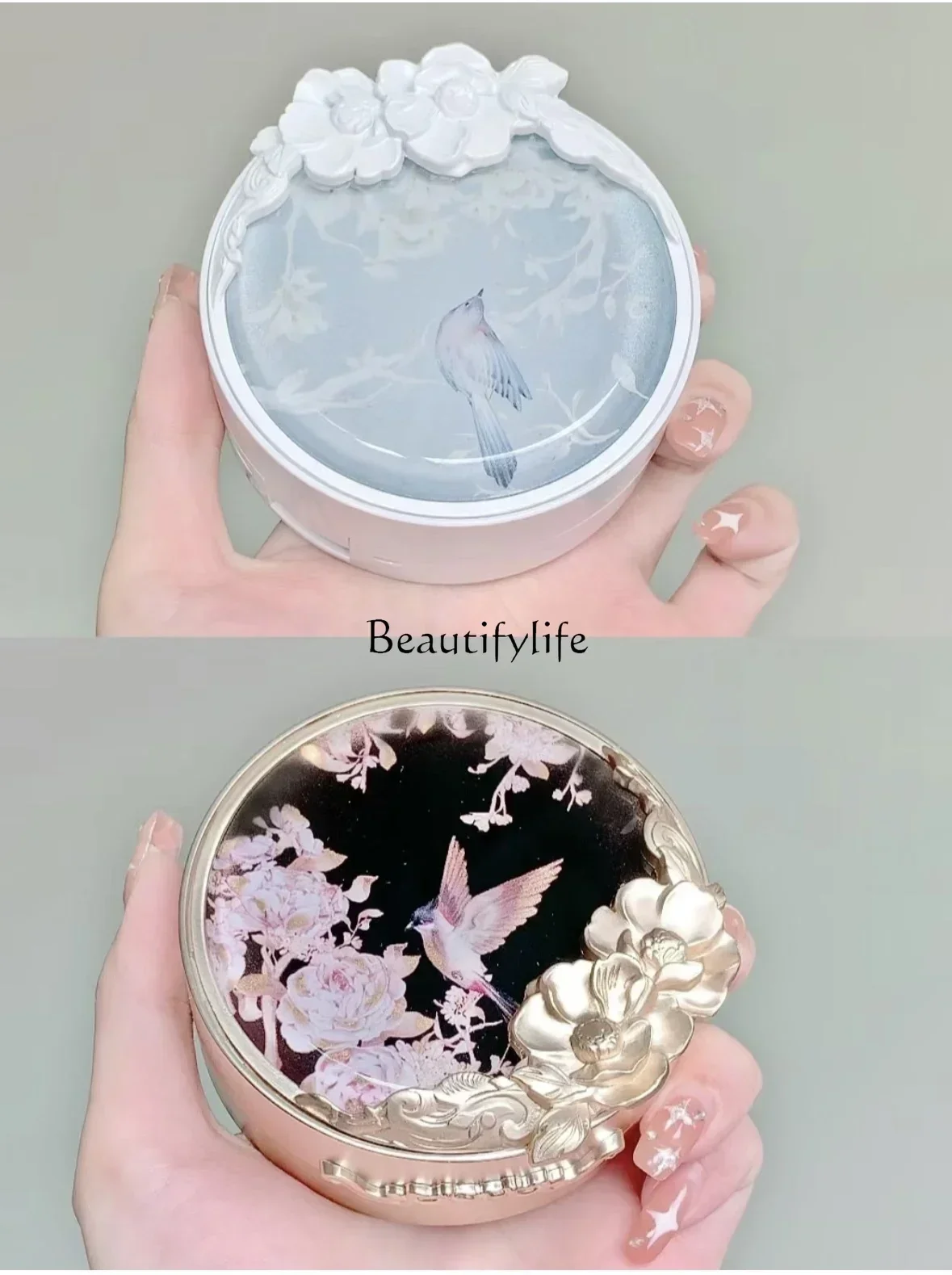 Flower Know Flower God Cushion Liquid Foundation [Shell Core Separation] Soft Cream Skin Paste Light Transparent Lasting