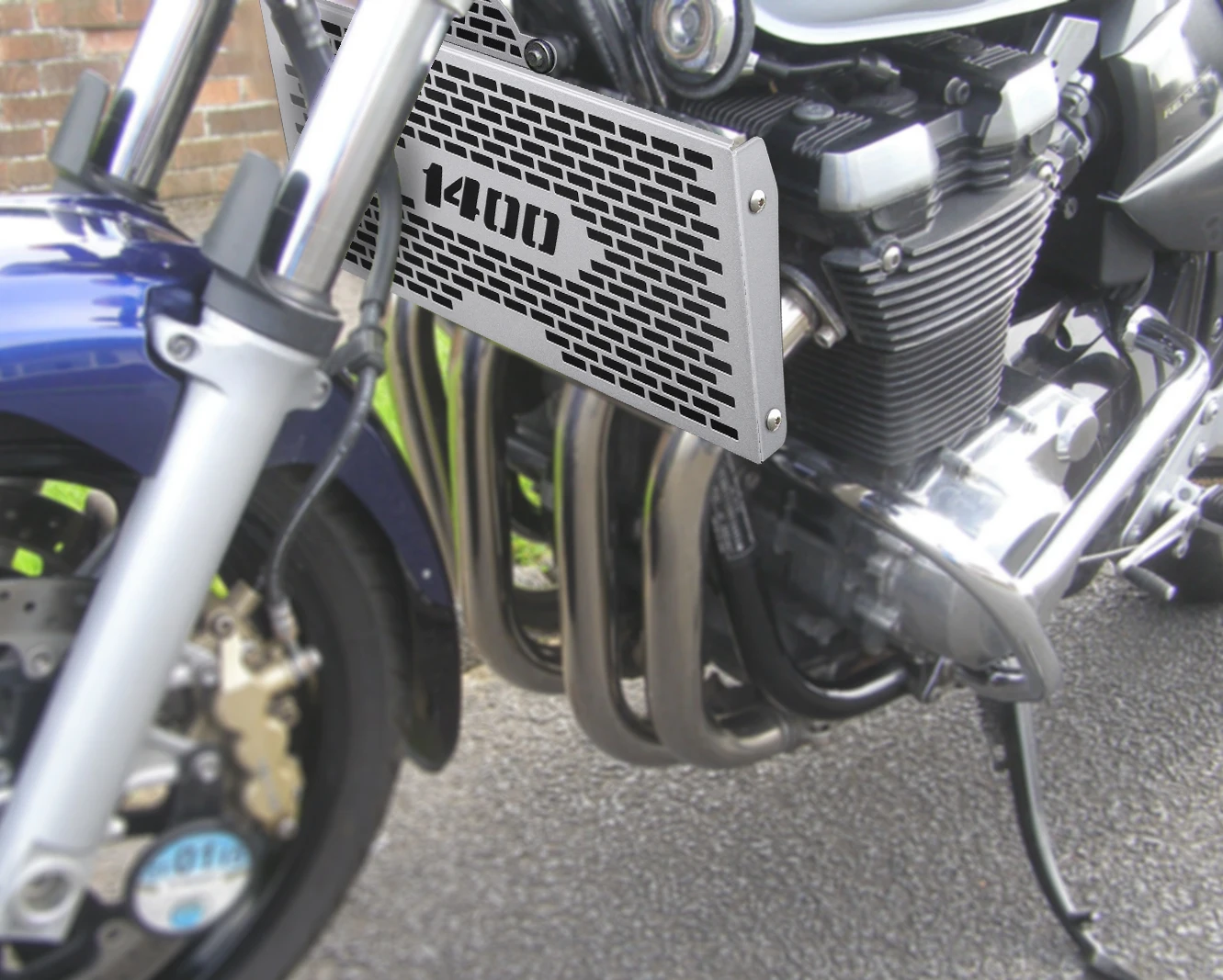 FLYIFE Moto 3D Emblème Réservoir Pad Protection Autocollant Autocollant Pour Suzuki GSX 1400 GSX1400 2001-2008 2002 2003 2004 2005 2006 2007 Accessoires (Color : Black Gold