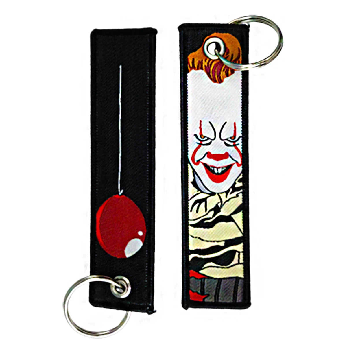 Embroidered Anime-Inspired Keychain for Motorcycles and More - Fashionable Jewelry Accessory Gift