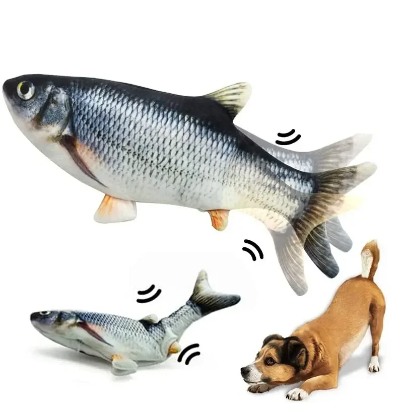 1pc Durable Koi Fish Plush Toy for Dogs - Interactive TeethGrinding Pet Toy