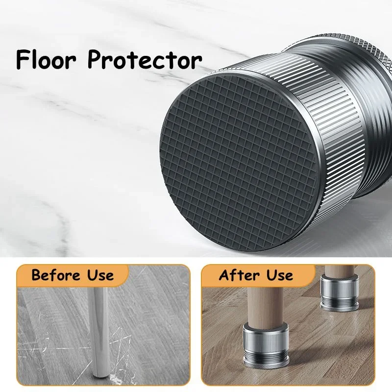Eary 2/4pcs Metal Furniture Leg Booster Pad Bed Riser Height Adjustable Sofa Feet Floor Protector WashMachine Leg Highten Cusion Best Sellers In Furniture