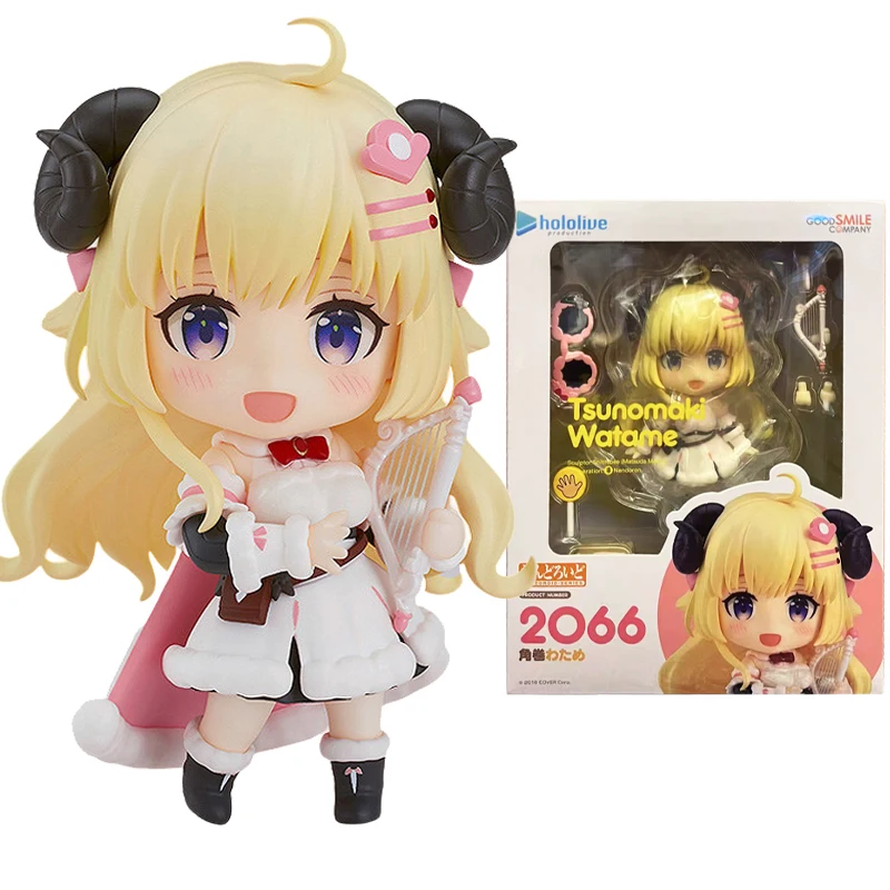 

Женская Оригинальная фигурка героя мультфильма Good Smile Nendoroid ГСК 2066 Tsunomaki Watame Hololive, коллекционная Игрушечная модель куклы 10 см