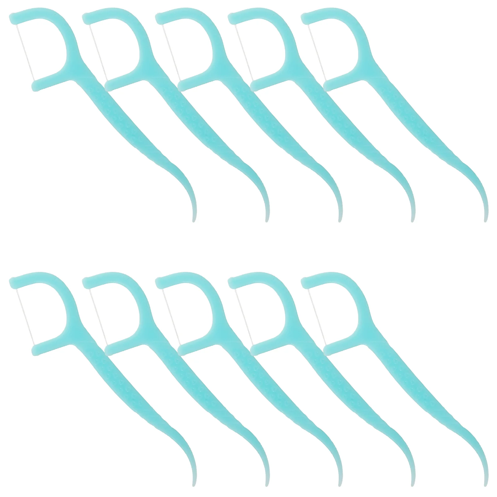 

300Pcs Mint Dental Flossers Plastic Dental Floss Picks Dental Care Flossers Oral Care Supplies Cleaning Toothpicks with thread