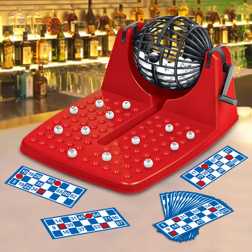 Classic Bingo Lotto Game Set Family Fun Board Toy Gifts For Children's & Adults