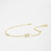 VEWANT 925 Sterling Silver Monogram Letter A - Z Initial Charm Chain Bracelet Luxury Wedding CrystalFine Jewelry 2