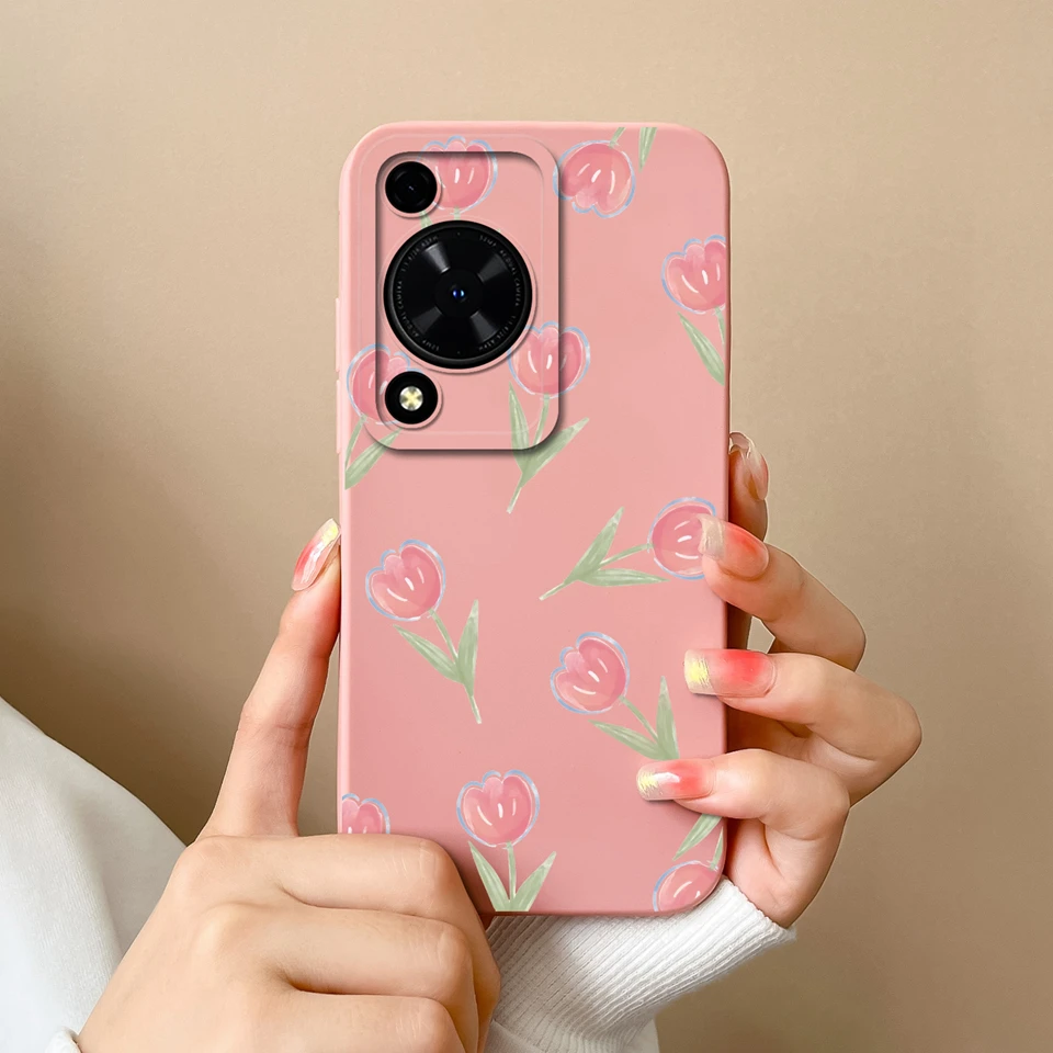 Love Heart Flower Durable Shockproof Antifouling Soft Bumper Case
