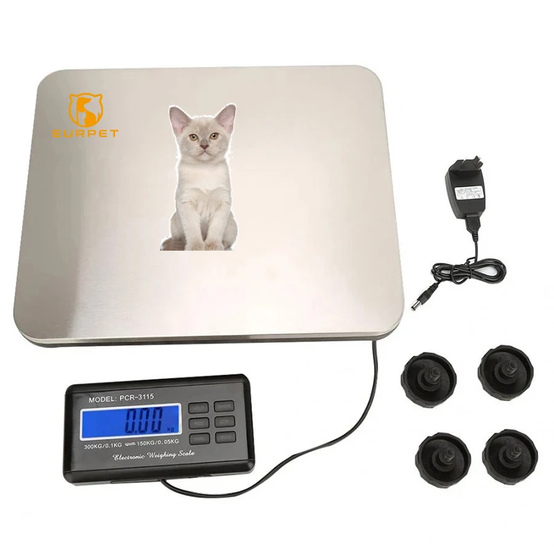 

EURPET Automatic Weighing Machine Veterinary Clinic Vet Tool Portable Dog Scale Capacity 200kg